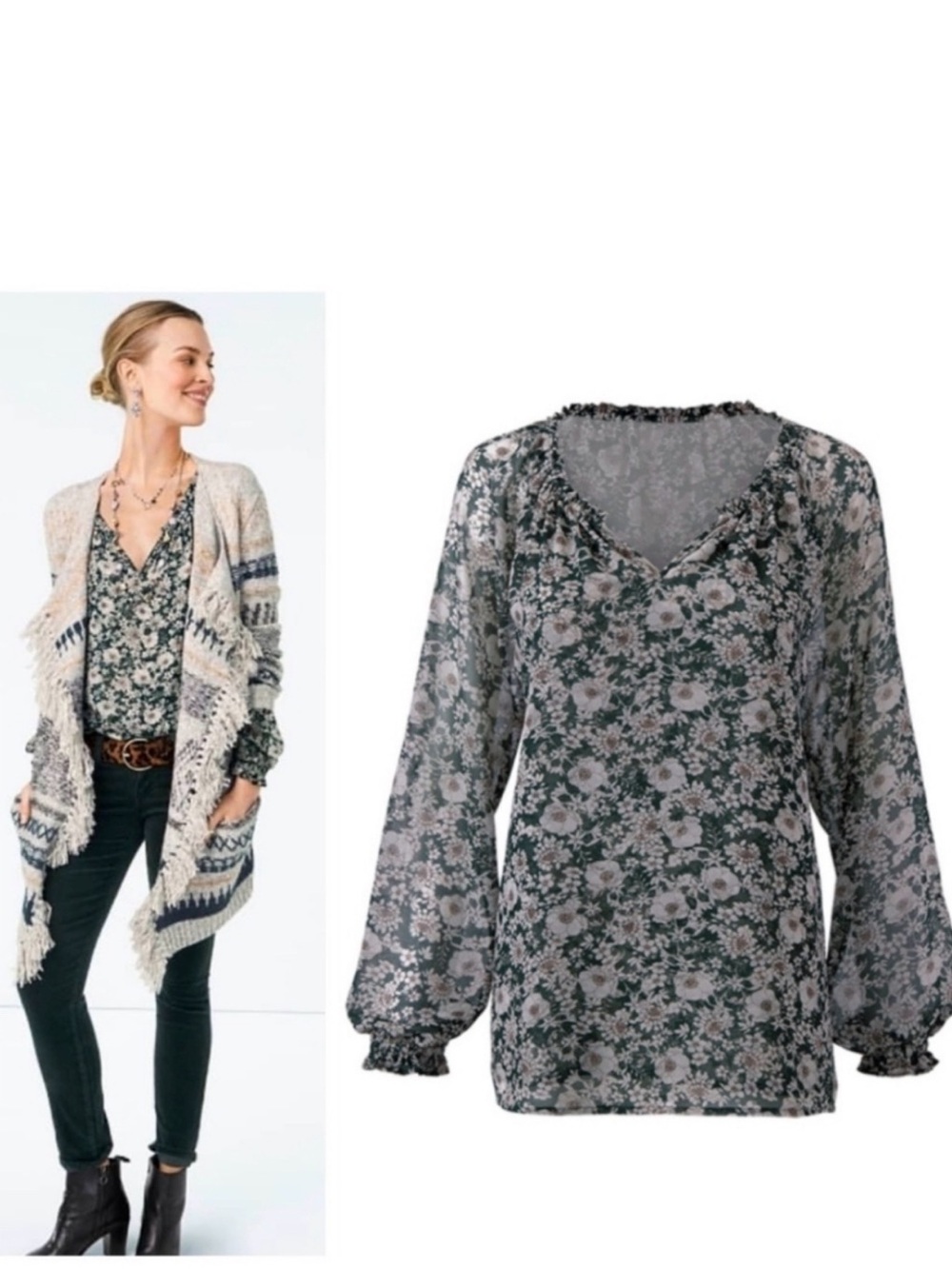 Cabi #3765 Peasant Blouse